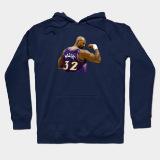 Karl Malone Low Poly Flex Hoodie